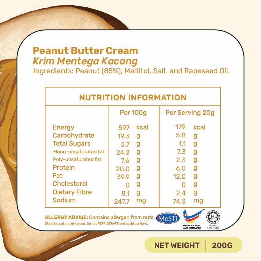 Peanut Butter Spread in Jar