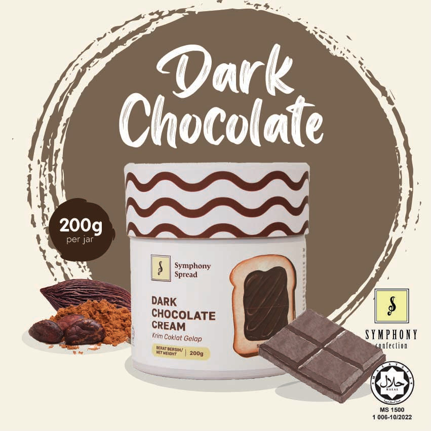 Dark Chocolate Spread in Jar