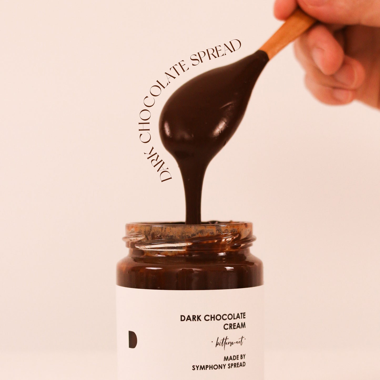 Dark Chocolate Spread in Jar