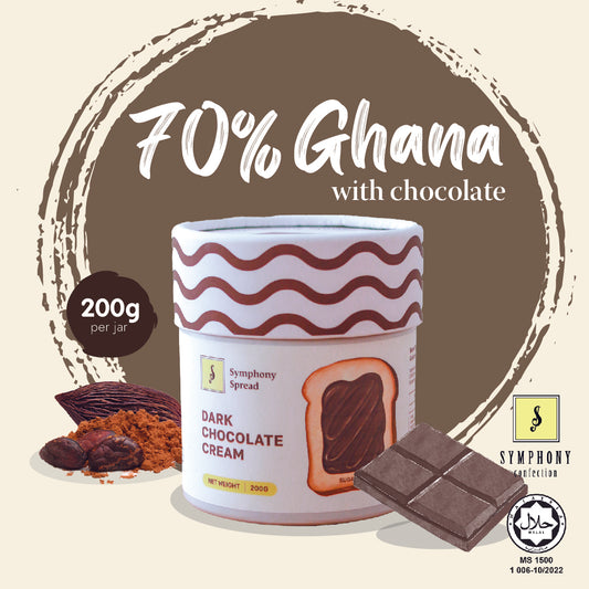 Dark Chocolate Spread in Jar