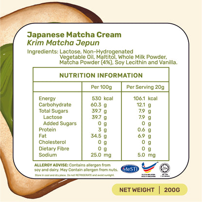 Matcha Spread in Jar