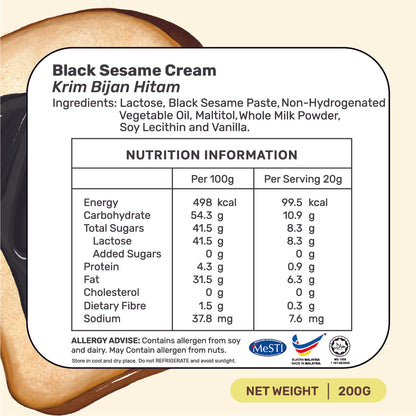 Black Sesame Spread in Jar