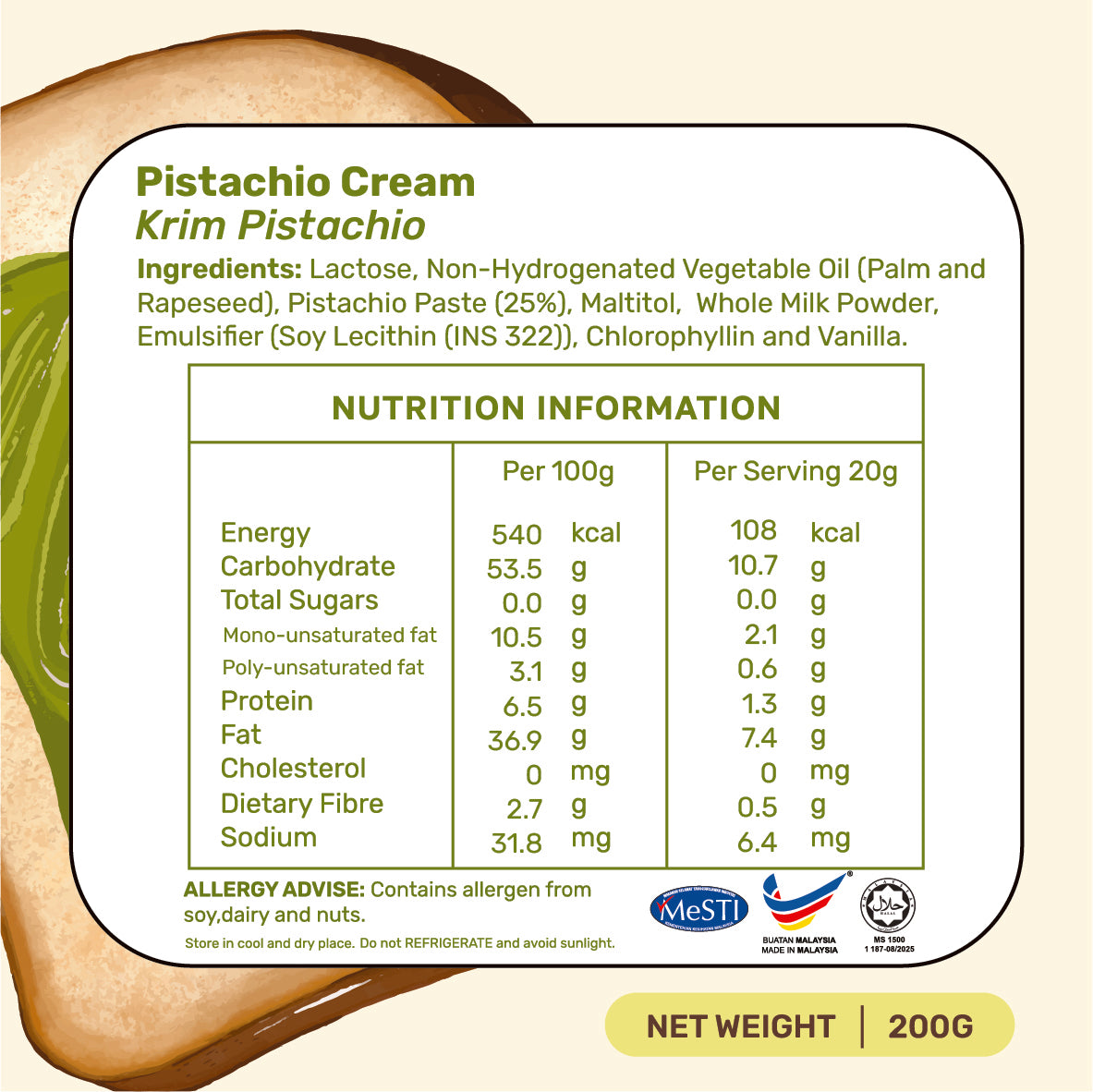 Pistachio Spread