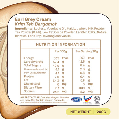 Earl Grey Spread in Jar