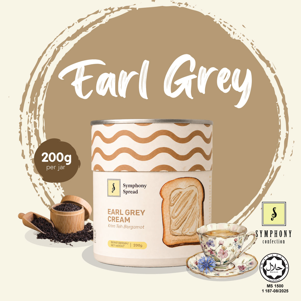 Earl Grey Spread in Jar