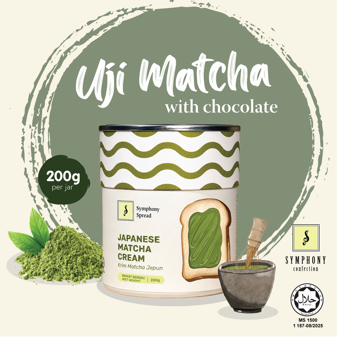 Matcha Spread in Jar